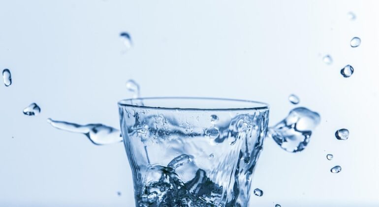 water, fresh, clear, summer, drops, nature, crystalline, blue